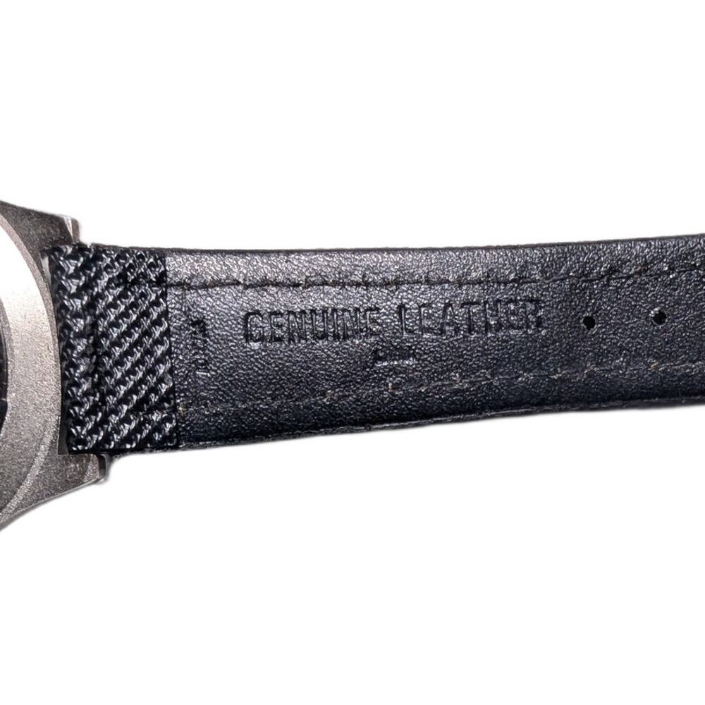 Vtg Y2K Cinemax Multimax Unisex Black Band Rotating Bezel Quartz Wrist Watch - Picture 4 of 5